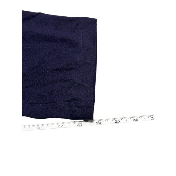 Eileen Fisher Size Petite Small Navy Blue Pull On Cropped Pants - Picture 7 of 7